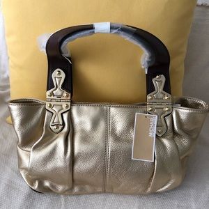 Michael Kors Leather Satchel Handbag